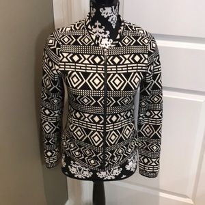 Just in❤️. Fabulous Aztec design cream and black jacket